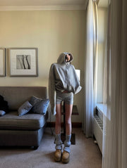 Y2K Lazy Cardigan Set