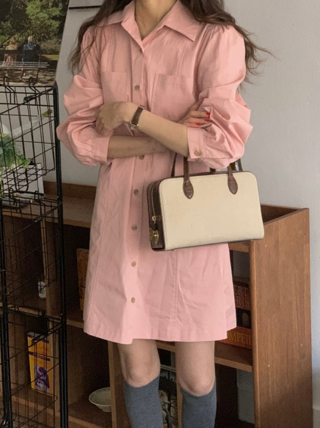 Spring Pocket Strap Dress