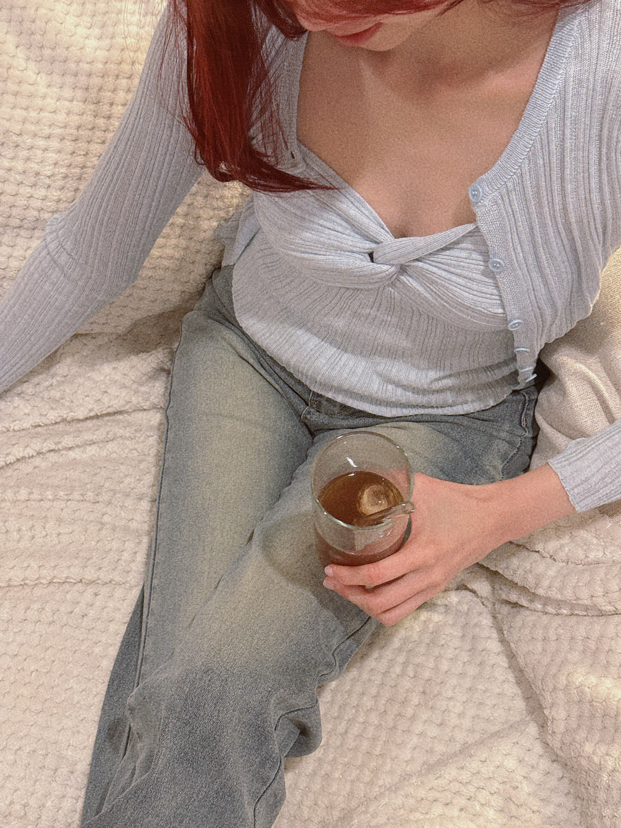 Twist Cardigan Set
