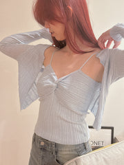 Twist Cardigan Set