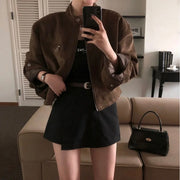 Suede Collar Jacket