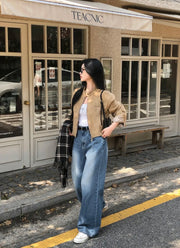 Suede Collar Jacket