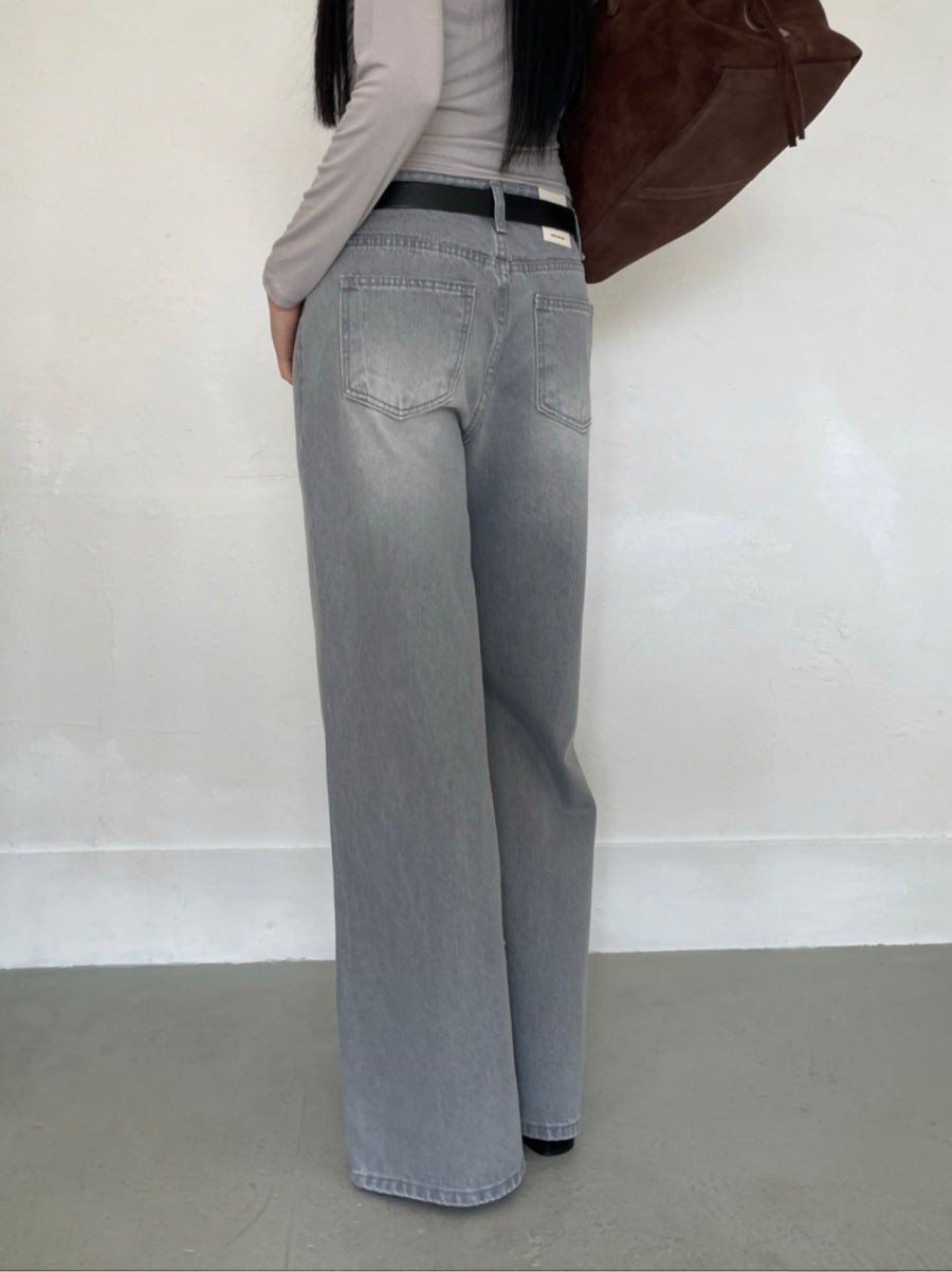 Catbrush Wide Bootcut Denim Jeans