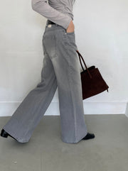 Catbrush Wide Bootcut Denim Jeans