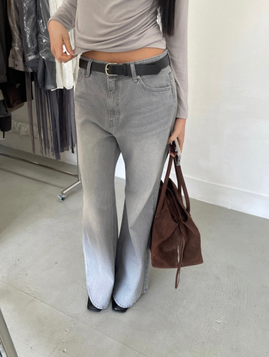 Catbrush Wide Bootcut Denim Jeans