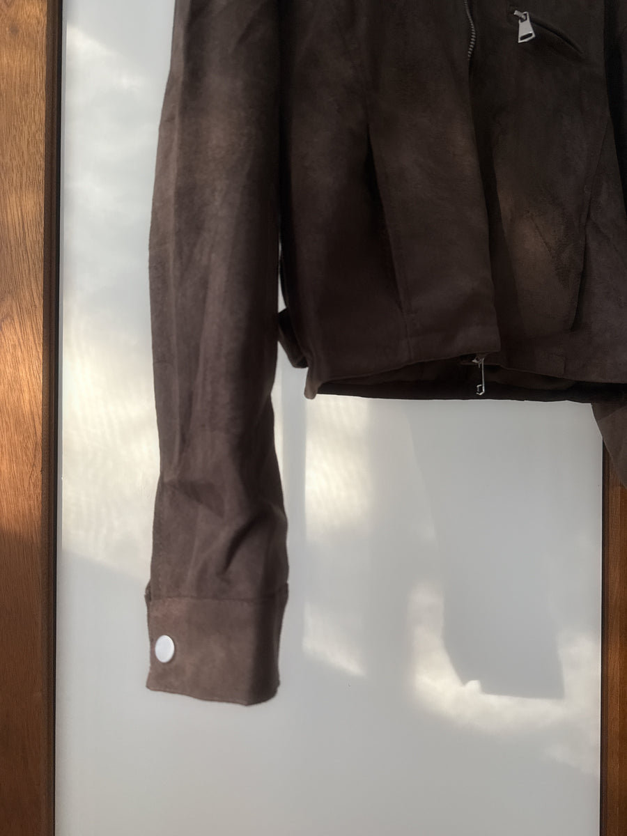 Suede Collar Jacket
