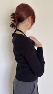Halter Neck Cardigan Set
