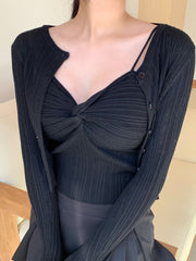 Twist Cardigan Set