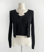 Twist Cardigan Set