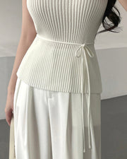 Elegant Ribbed Knit Top