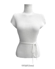 Elegant Ribbed Knit Top