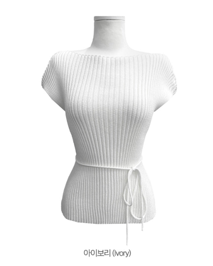 Elegant Ribbed Knit Top