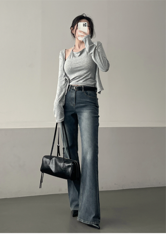 One-Piece Halter Cardigan