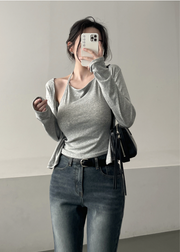 One-Piece Halter Cardigan