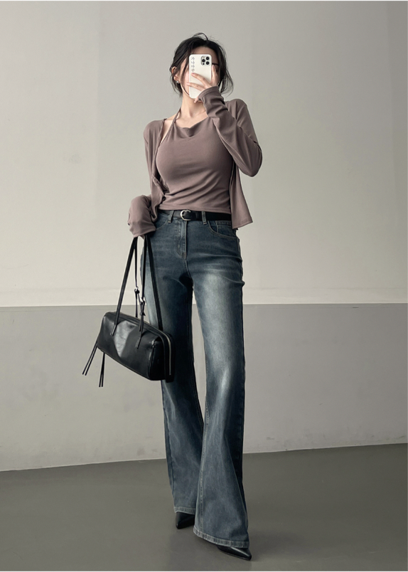 One-Piece Halter Cardigan