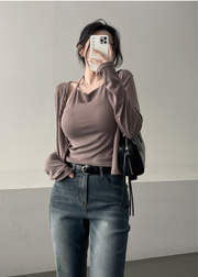 One-Piece Halter Cardigan