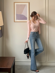 Halter Neck Cardigan Set