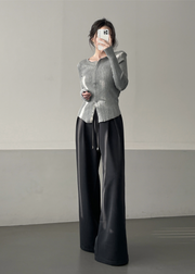 Two Pin-tuck Slacks
