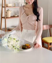 Twist Cardigan Set